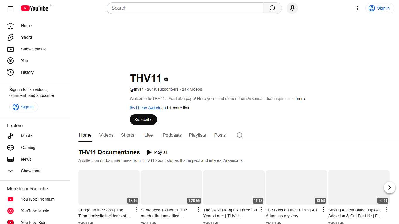 THV11 - YouTube